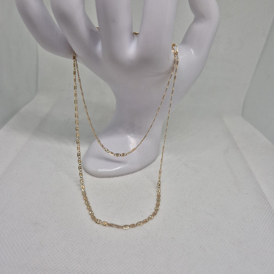 CADENA TEJIDO MARINERO 3.41GR 55 CM (NUEVO)