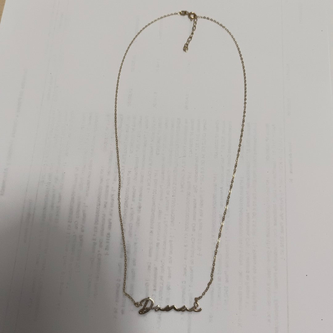 CADENA, DIJE ORO 14 K 1.8 GRMS (SEMINUEVO)