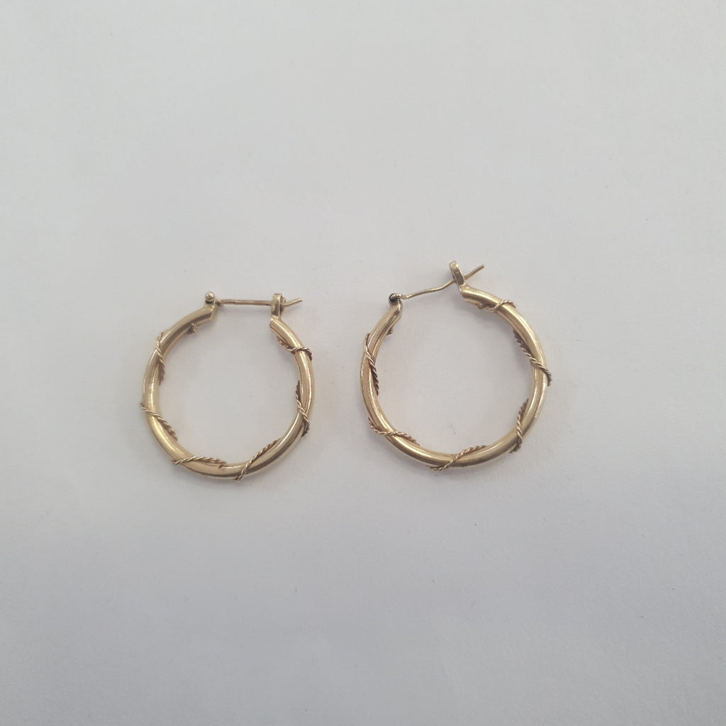 ARRACADAS PAR ORO 14 K 3,80 GRMS (SEMINUEVO)