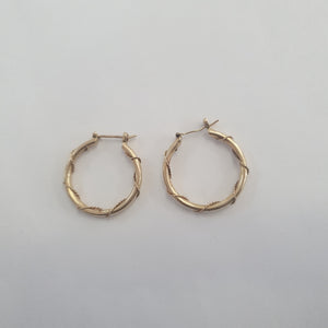 ARRACADAS PAR ORO 14 K 3,80 GRMS (SEMINUEVO)