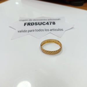ARGOLLA ORO 10 K 1.4 GRMS (SEMINUEVO)