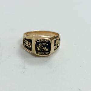 ANILLO DE GRADUACIÓN ORO 14 K 5.5 GRMS (SEMINUEVO)