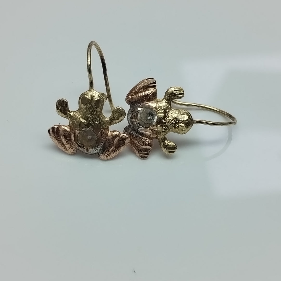 ARETES PAR ORO 14 K 1.4 GRMS (SEMINUEVO)