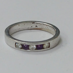 ARGOLLA ORO, ORO BLANCO 14 K 3.5 GRMS (SEMINUEVO)