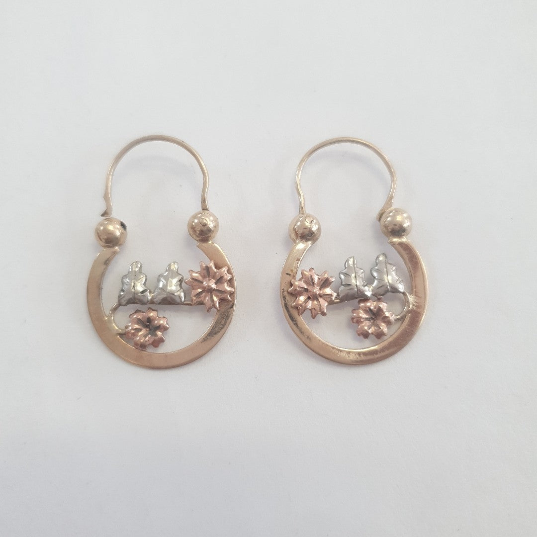 ARRACADAS PAR ORO 10 K 2.6 GRMS (SEMINUEVO)
