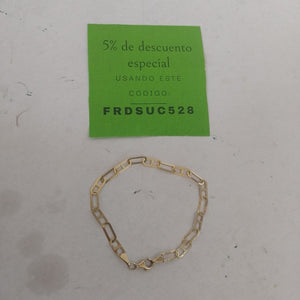 PULSERA ORO 14 K 2.7 GRMS (SEMINUEVO)