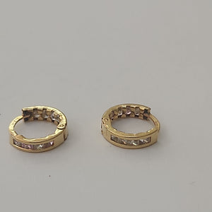 ARRACADAS PAR ORO 14 K 1.1 GRMS (SEMINUEVO)