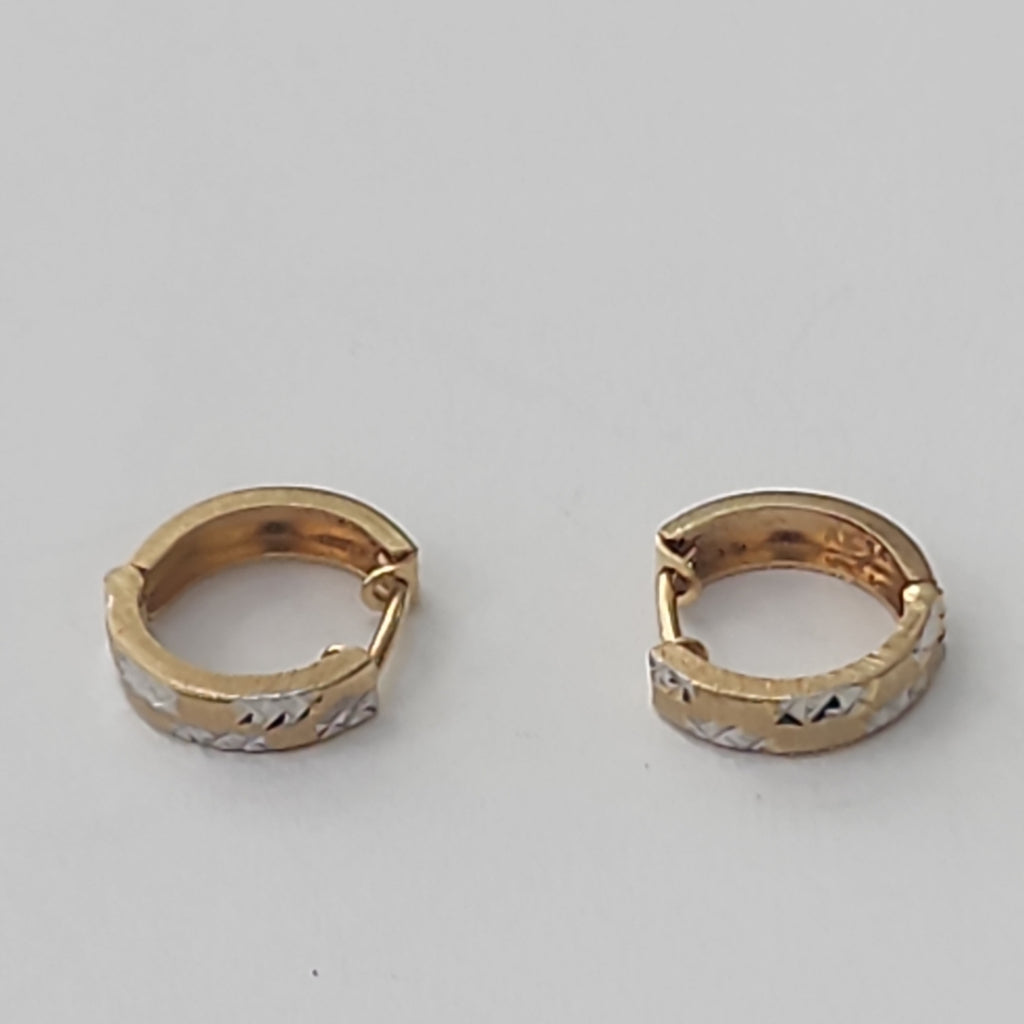 ARRACADAS PAR ORO 14 K 1.2 GRMS (SEMINUEVO)