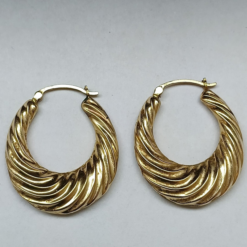 ARRACADAS PAR ORO 14 K 3.6 GRMS (SEMINUEVO)
