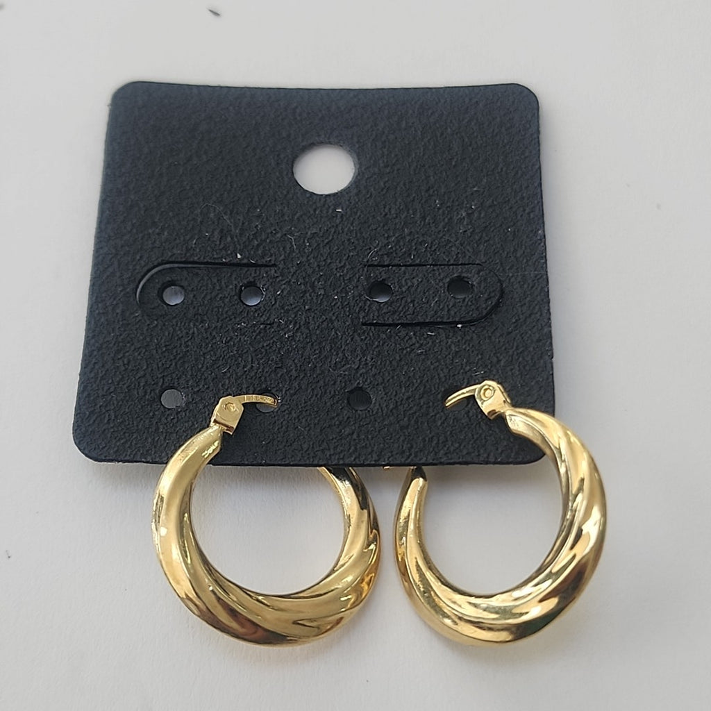 ARRACADAS PAR ORO 14 K 2 GRMS (SEMINUEVO)