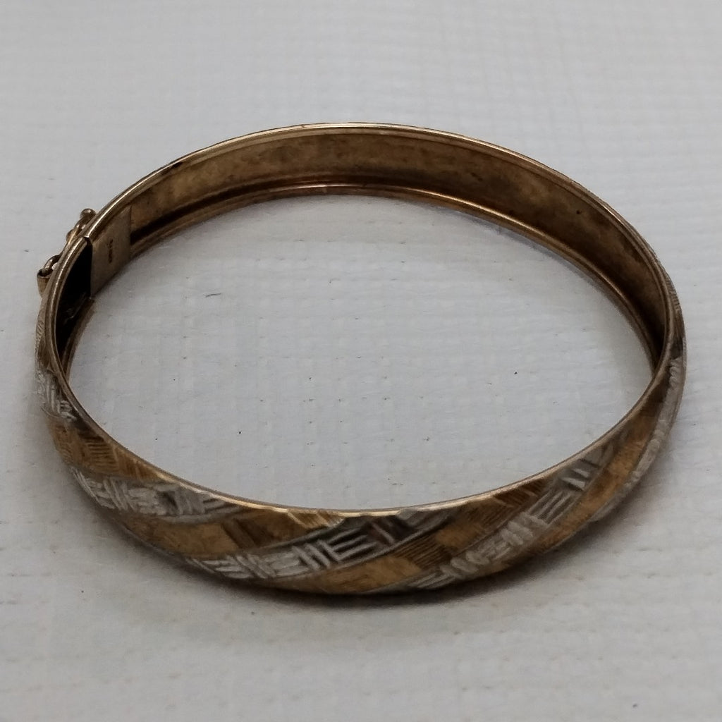 PULSERA RIGIDA ORO 10 K 5.3 GRMS (SEMINUEVO)