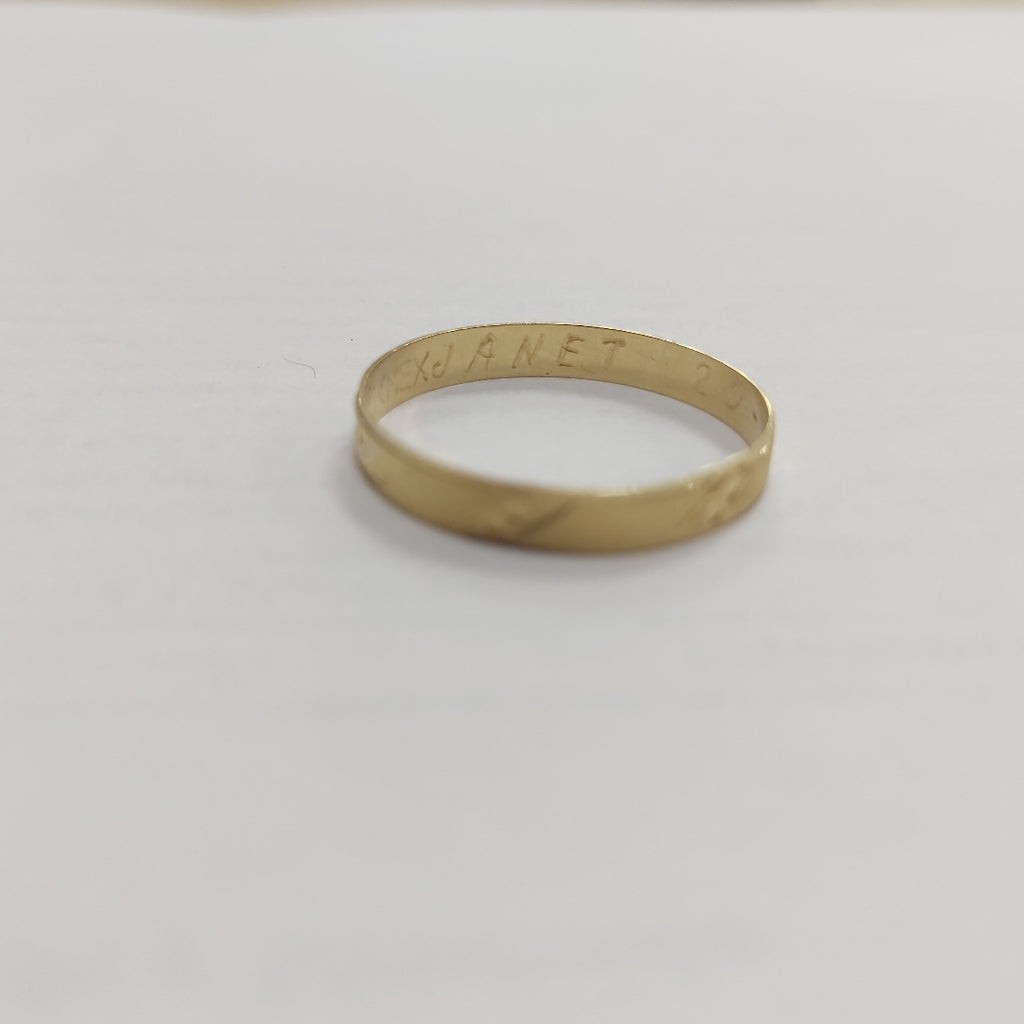ARGOLLA ORO 10 K 1.2 GRMS (SEMINUEVO)