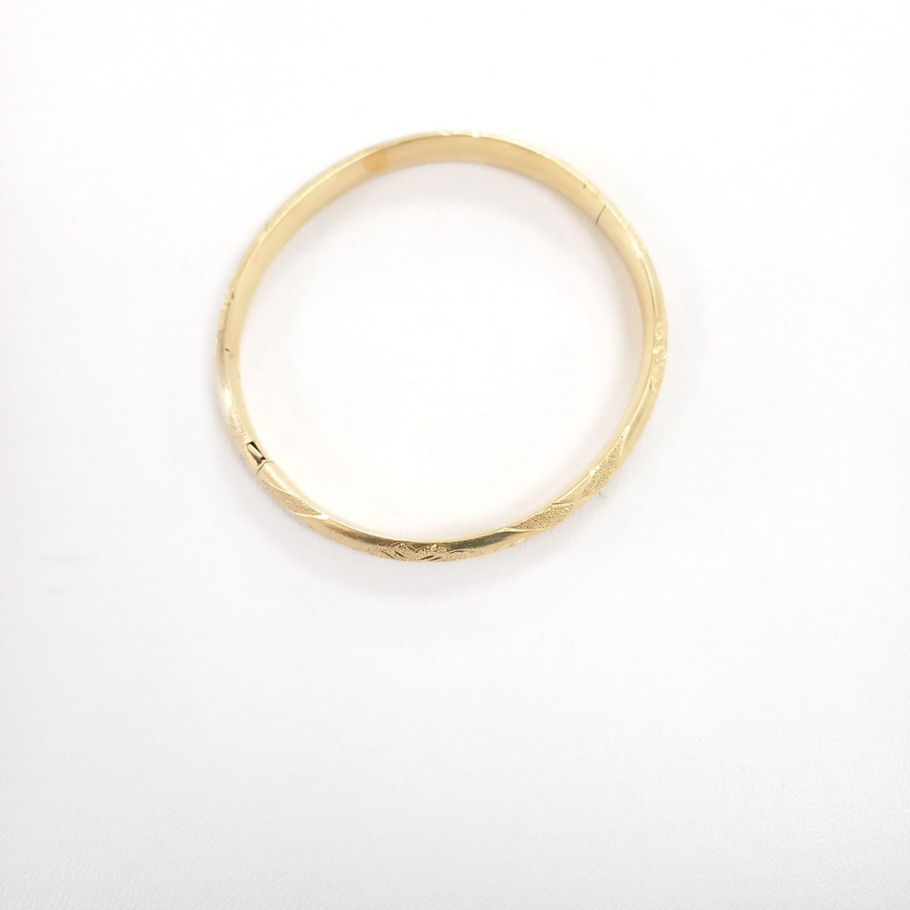 PULSERA RIGIDA ORO 14 K 10.9 GRMS (SEMINUEVO)