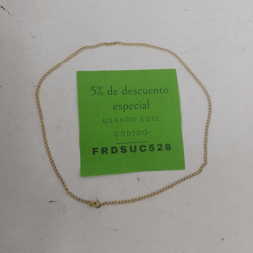 CADENA ORO 14 K 3.3 GRMS (SEMINUEVO)
