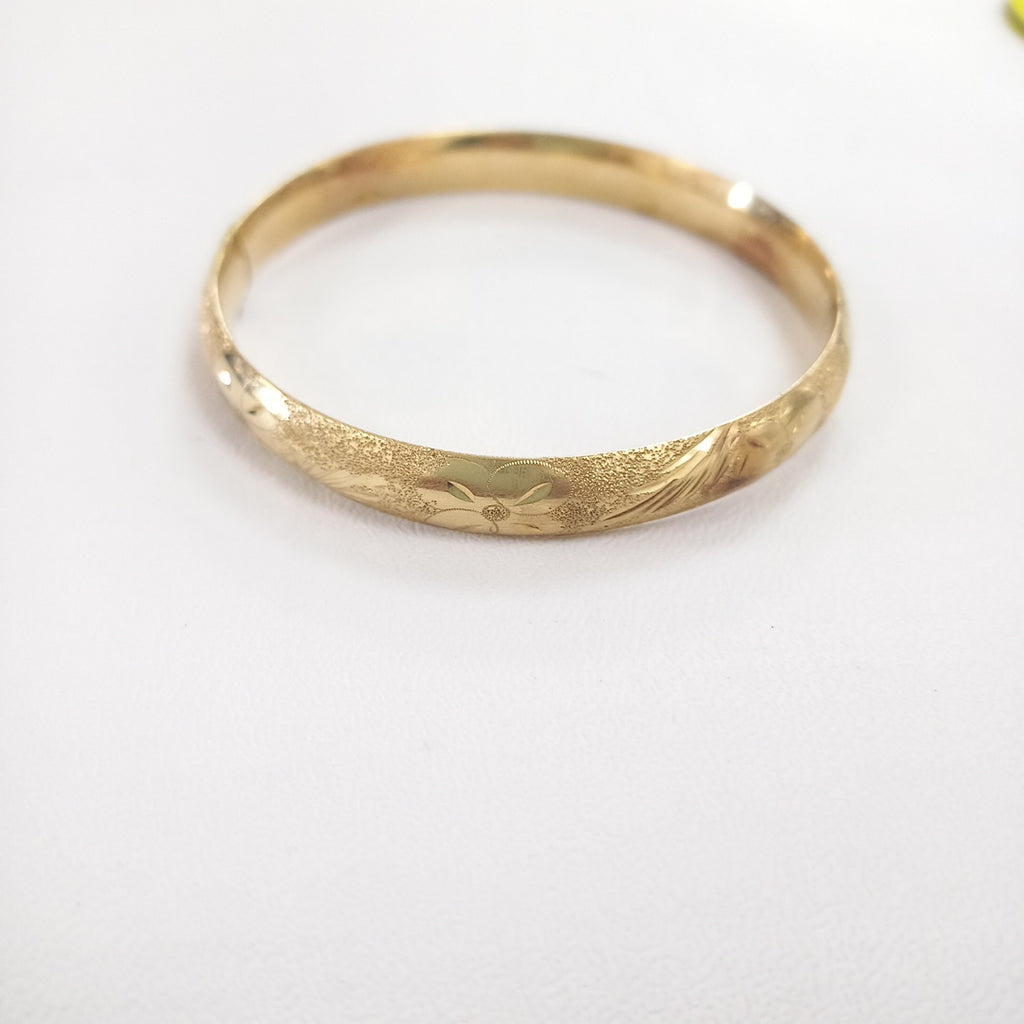 PULSERA RIGIDA ORO 14 K 10.7 GRMS (SEMINUEVO)