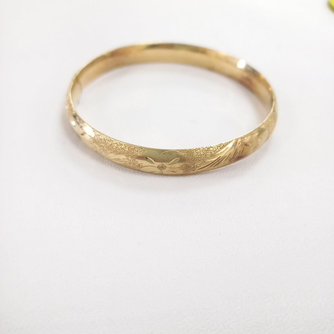 PULSERA RIGIDA ORO 14 K 10.7 GRMS (SEMINUEVO)