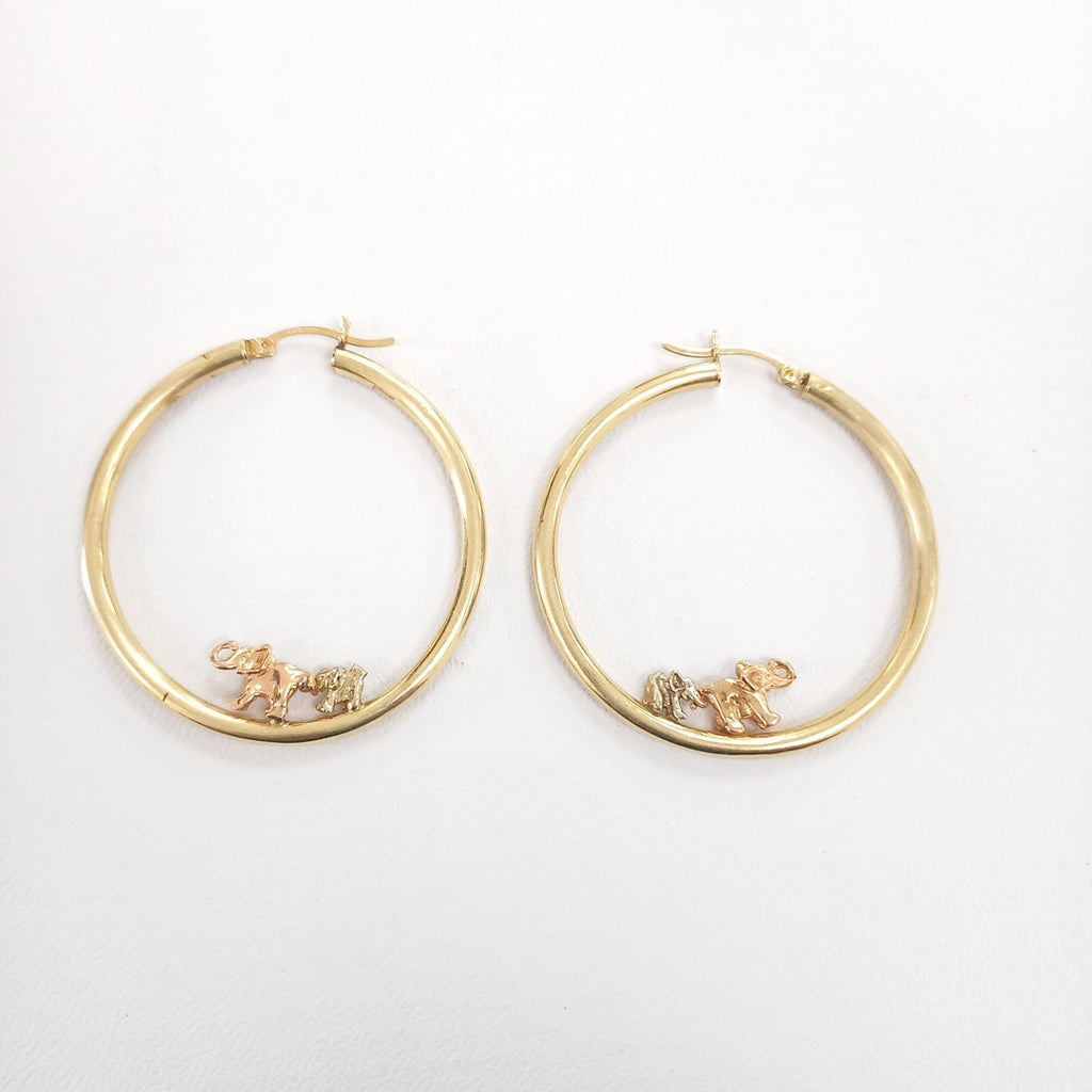 ARRACADAS PAR ORO 14 K 7.3 GRMS (SEMINUEVO)