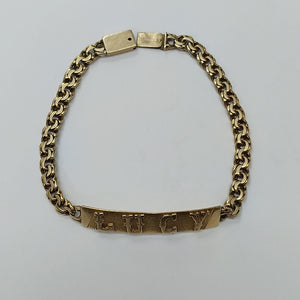 ESCLAVA ORO 14 K 14.1 GRMS (SEMINUEVO)