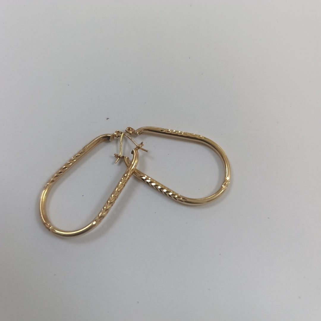 ARRACADAS PAR ORO 14 K 3.4 GRMS (SEMINUEVO)