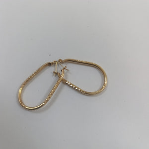 ARRACADAS PAR ORO 14 K 3.4 GRMS (SEMINUEVO)