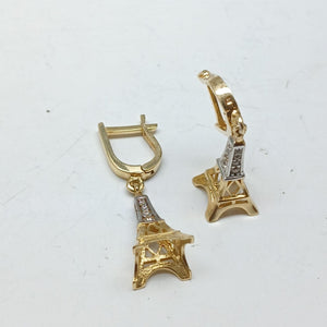 ARETES PAR ORO 14 K 3,40 GRMS (SEMINUEVO)