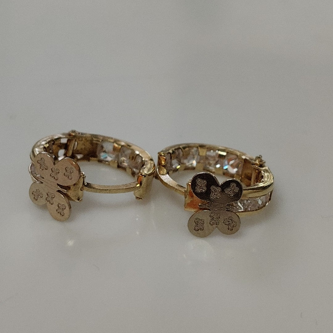 ARRACADAS PAR ORO 14 K 1,70 GRMS (SEMINUEVO)