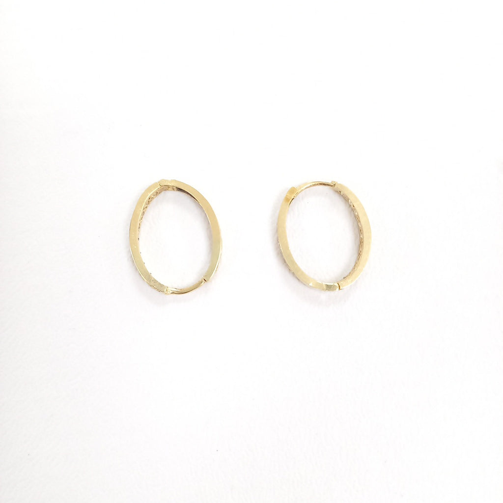 ARRACADAS PAR ORO 14 K 1.9 GRMS (SEMINUEVO)