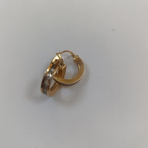ARRACADAS PAR ORO 14 K 5.2 GRMS (SEMINUEVO)