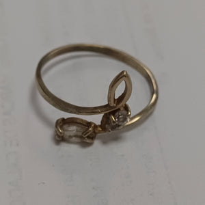 ANILLO ORO 10 K 1,20 GRMS (SEMINUEVO)