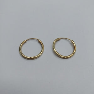 ARRACADAS PAR ORO 14 K 1.6 GRMS (SEMINUEVO)