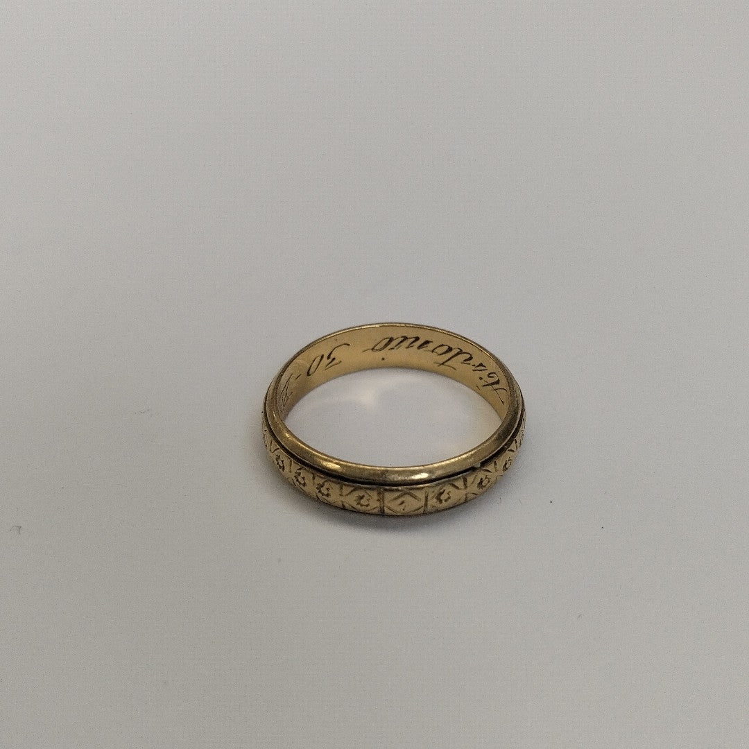 ARGOLLA ORO 18 K 4.4 GRMS (SEMINUEVO)