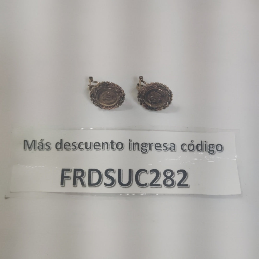 K1 5.6 GRMS 10 K IDENTIFICACIÓN ARETES PAR MATERIALES ORO CANTIDAD DE (SEMINUEVO)
