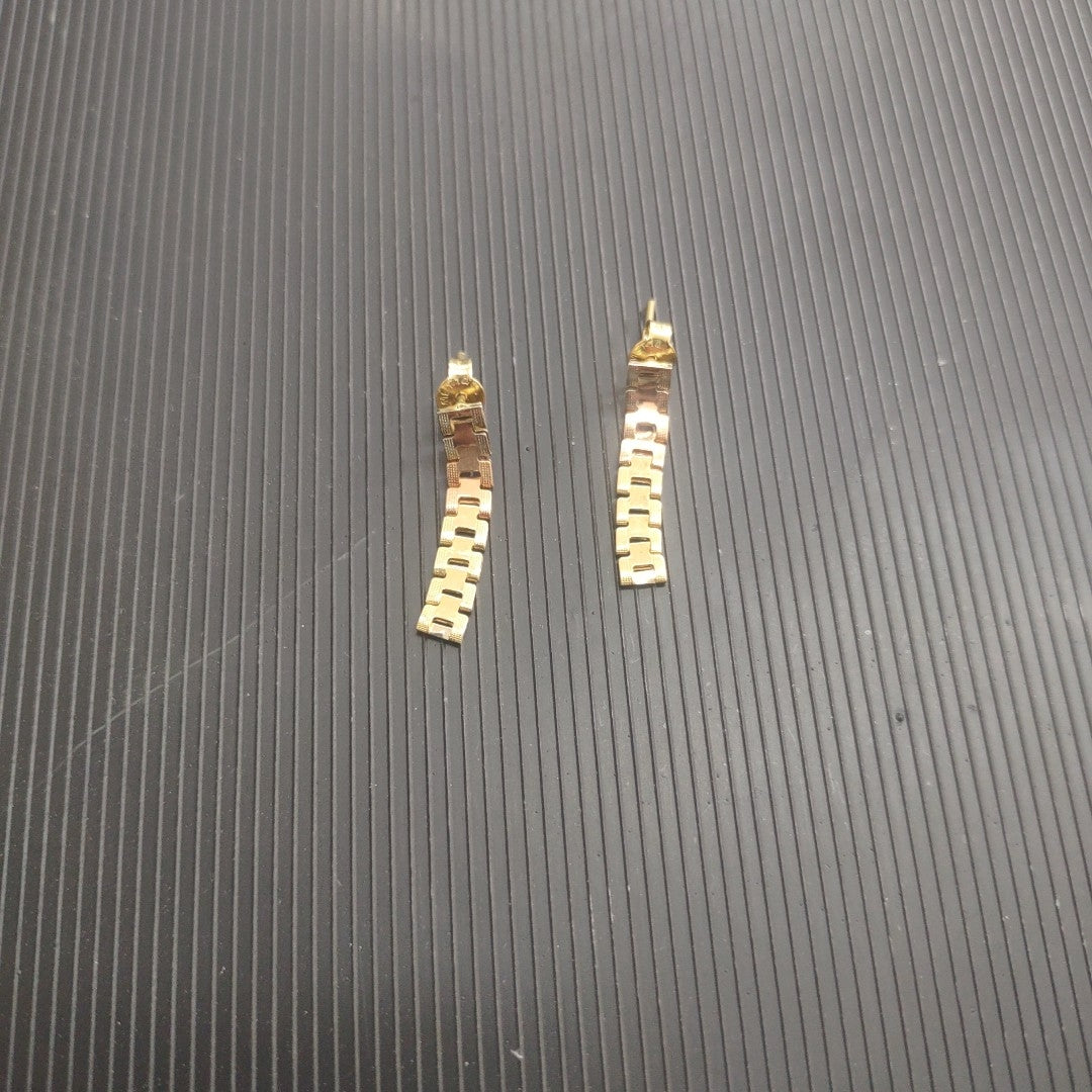 ARETES PAR ORO 14 K 1.4 GRMS (SEMINUEVO)