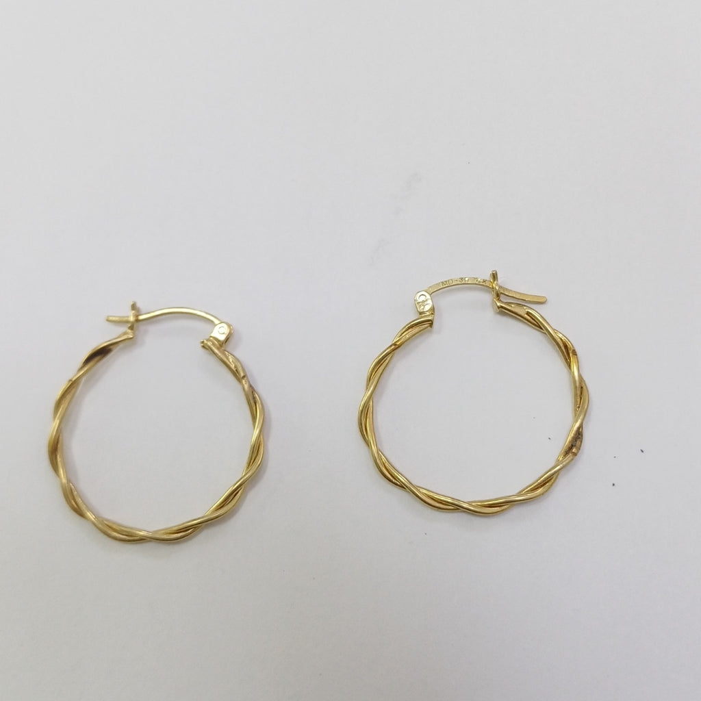 ARRACADAS PAR ORO 14 K 2 GRMS (SEMINUEVO)