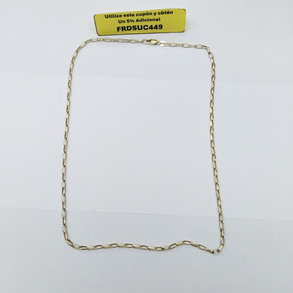 CADENA ORO, RODIADO 14 K 7.5 GRMS (SEMINUEVO)