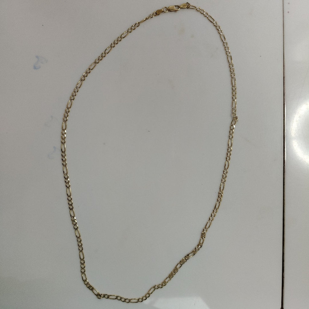 CADENA ORO, RODIADO 14 K 8.3 GRMS (SEMINUEVO)