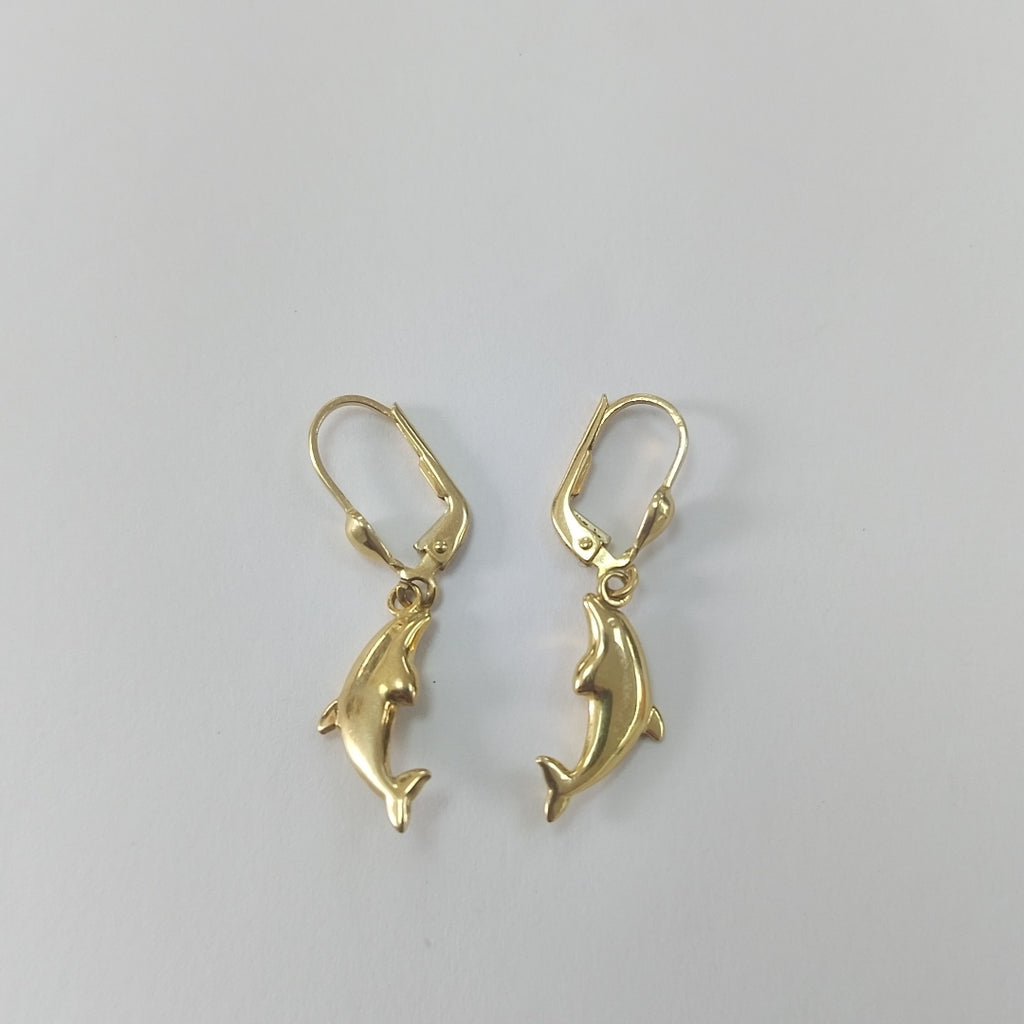 ARRACADAS PAR ORO 14 K 2,00 GRMS (SEMINUEVO)