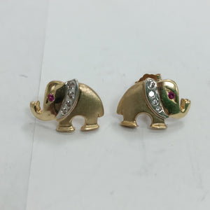 ARETES PAR ORO 14 K 3.8 GRMS (SEMINUEVO)