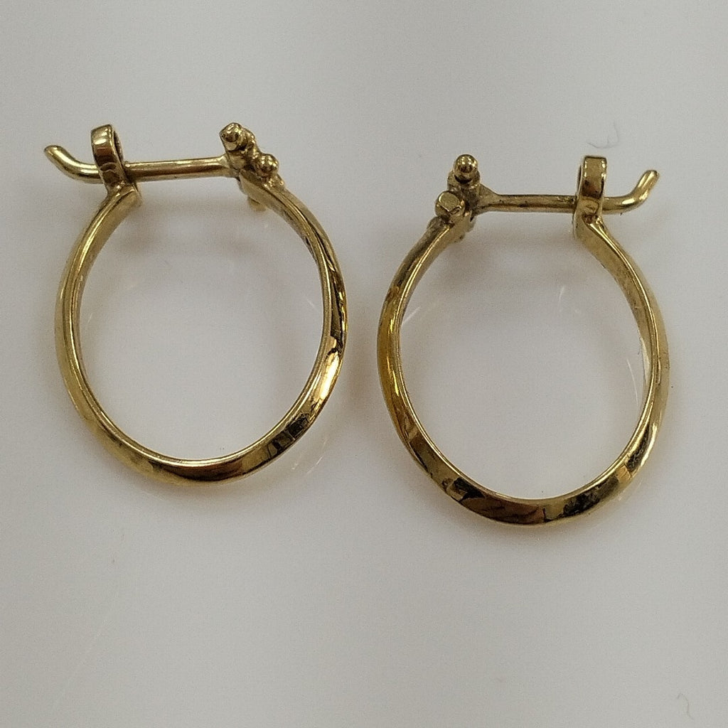 ARRACADAS PAR ORO 14 K 2.4 GRMS (SEMINUEVO)