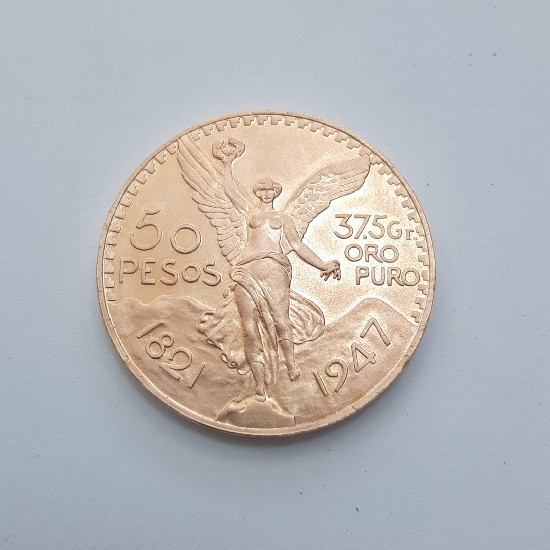 K1 41.6 GRMS 21 K IDENTIFICACIÓN MONEDA NOMINATIVA MONEDAS PESOS 50 PESOS (SEMINUEVO)