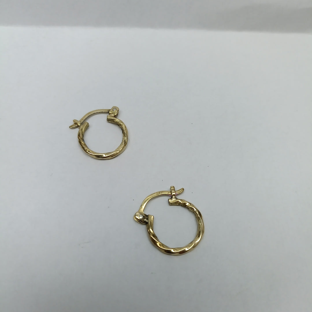 ARRACADAS PAR ORO 14 K 2.9 GRMS (SEMINUEVO)
