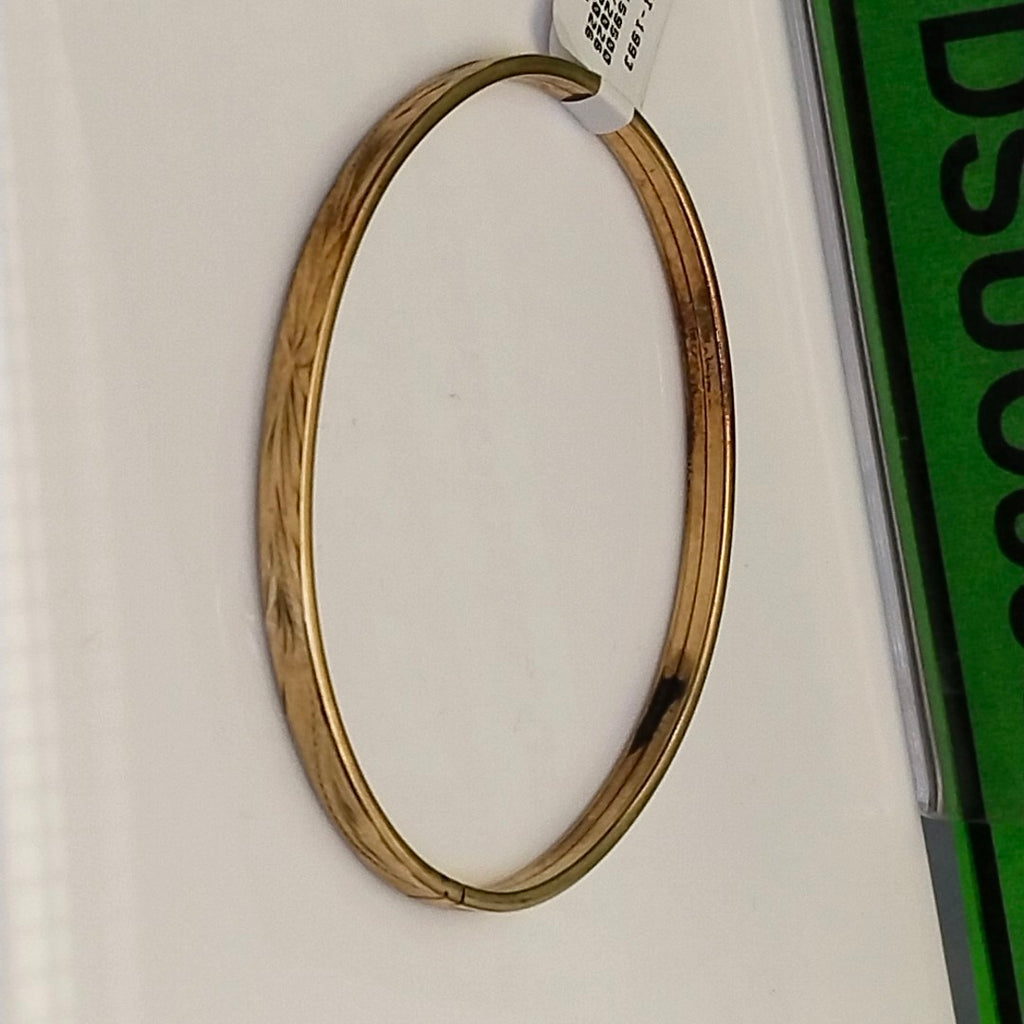 PULSERA RIGIDA ORO 10 K 5.3 GRMS (SEMINUEVO)