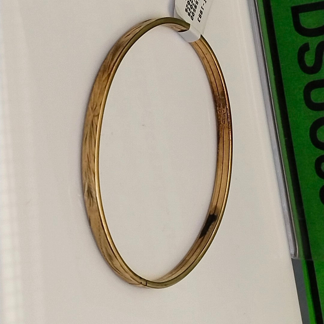 PULSERA RIGIDA ORO 10 K 5.3 GRMS (SEMINUEVO)