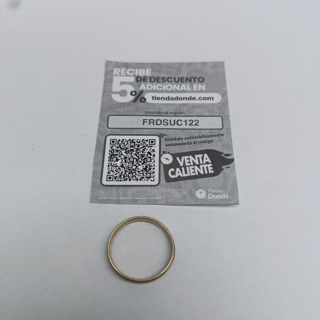 ARGOLLA ORO 14 K 2.3 GRMS (SEMINUEVO)