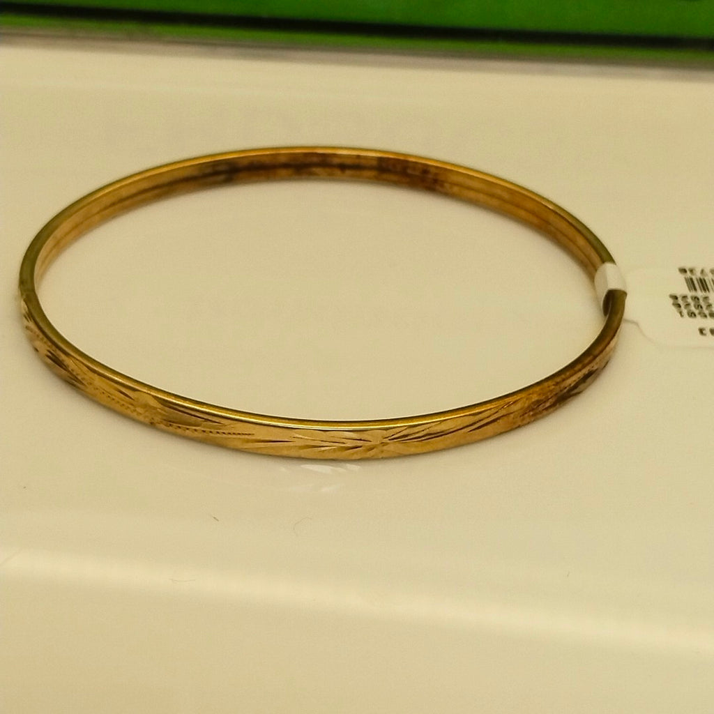 PULSERA RIGIDA ORO 10 K 5.2 GRMS (SEMINUEVO)