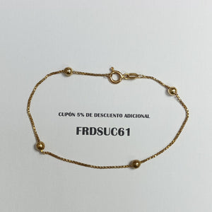 PULSERA ORO 14 K 2.1 GRMS (SEMINUEVO)