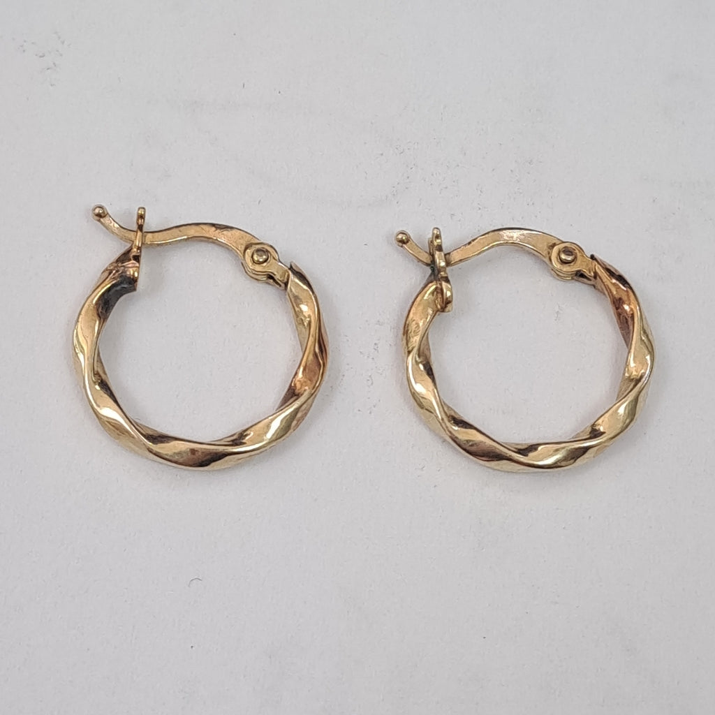 ARRACADAS PAR ORO 14 K 1,20 GRMS (SEMINUEVO)
