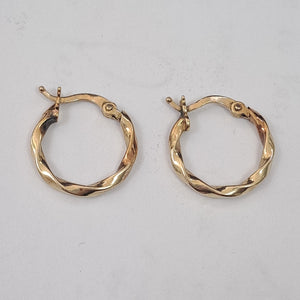ARRACADAS PAR ORO 14 K 1,20 GRMS (SEMINUEVO)