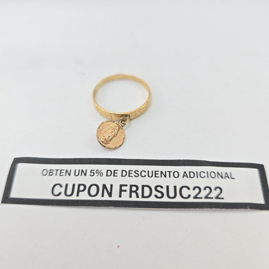 ANILLO ORO 10 K 1.7 GRMS (SEMINUEVO)