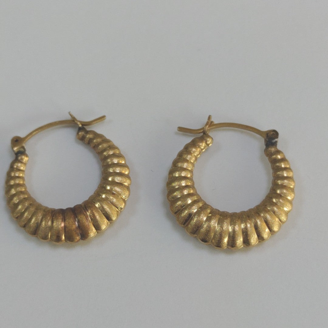 ARRACADAS PAR ORO 14 K 2,80 GRMS (SEMINUEVO)